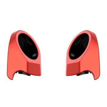 Candy Orange 6.5 Inch Speaker Pods for Advanblack & Harley King Tour Pak