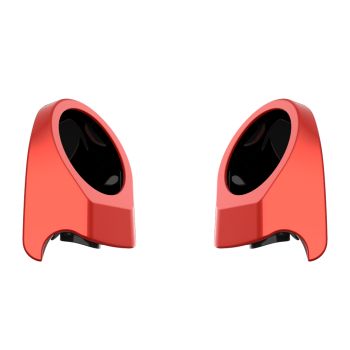 Candy Orange 6.5 Inch Speaker Pods for Advanblack & Harley King Tour Pak