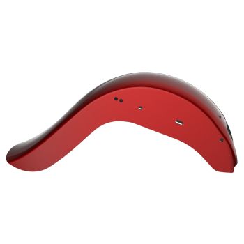 Heirloom Red Fade Cholo Vicla Chicano Style Rear Fender For Harley Softail 2000-2017