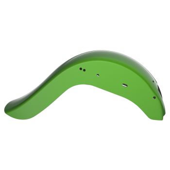 Radioactive Green Cholo Vicla Chicano Style Rear Fender For Harley Softail 2000-2017