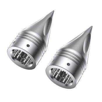 3.6″ SPIKE AXLE NUT CAPS COVERS FOR HARLEY