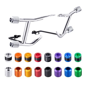 Chrome ProTek Rear Performance Crash Bar Saddlebags Guards for '14-'25 Harley Touring 