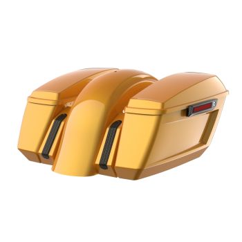 Chrome Yellow Pearl Holeshot Chopped Bagger Kit for '09-'13 Harley Touring