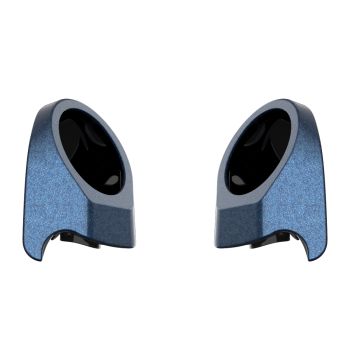 Cosmic Blue Pearl 6.5 Inch Speaker Pods for Advanblack & Harley King Tour Pak