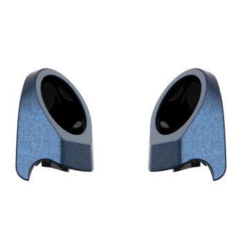 Cosmic Blue Pearl 6.5 Inch Speaker Pods for Advanblack & Harley King Tour Pak