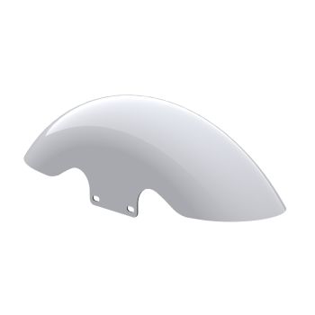 Crushed Ice Pearl Holeshot Performance 19inch short front fender for harley touring