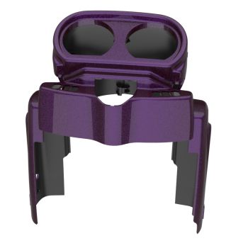 Hard Candy Mystic Purple Flake Gauge Cluster Cover for Harley Road Glide 2015up
