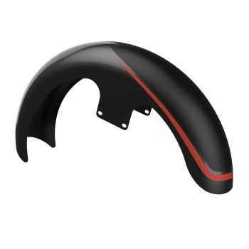 Advanblack Dark Alloy 21" Reveal Wrapper Hugger Front Fender For ''86-''21 Harley Touring Models