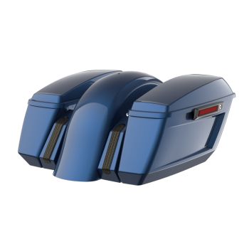 Dark Blue Pearl Holeshot Chopped Bagger Kit for '09-'13 Harley Touring