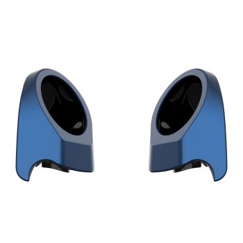 Dark Blue Pearl 6.5 Inch Speaker Pods for Advanblack & Harley King Tour Pak