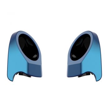 Daytona Blue 6.5 Inch Speaker Pods for Advanblack & Harley King Tour Pak