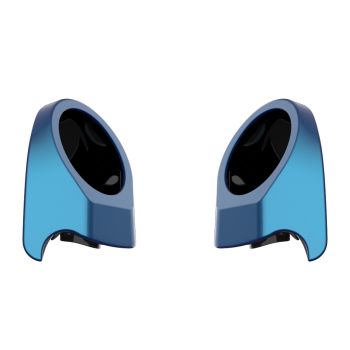 Daytona Blue 6.5 Inch Speaker Pods for Advanblack & Harley King Tour Pak