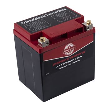 Advanblack POWERBOX Lithium Battery with charger for Harley Touring Bikes