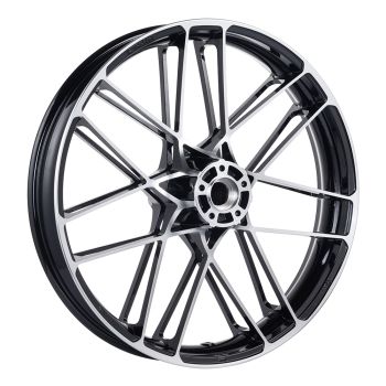Black CNC Contrast 21inch Front Wheel