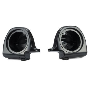 Advanblack Midnight Pearl 6.5" Speaker Pods for 83'- 13' Lower Fairing Vented Harley Davidson Touring