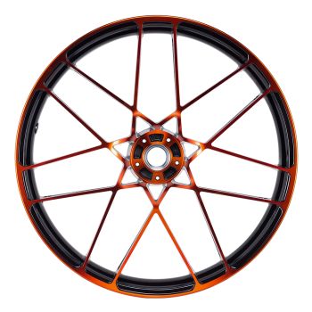 Orange CNC Contrast 21inch Front Wheel