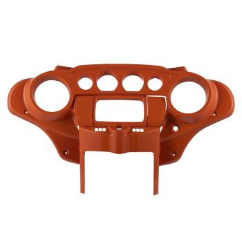 Advanblack Baja Orange Batwing Inner Dash Fairings Cap Bagger for '14-'21 Harley Davidson Street Glide/Electric Glide/Ultra Classic