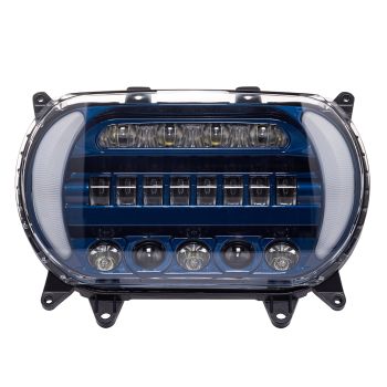 Reef Blue Attack Headlight For 2015up Road Glide