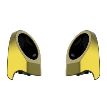 Eagle Eye Yellow 6.5 Inch Speaker Pods for Advanblack & Harley King Tour Pak