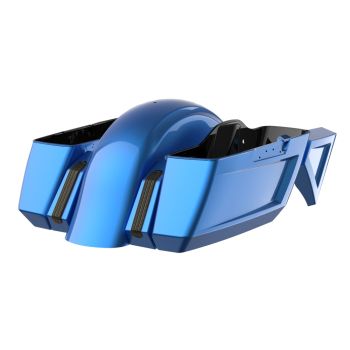 Hi-FI Blue Holeshot Chopped Bagger Kit for '14-'23 Harley Touring