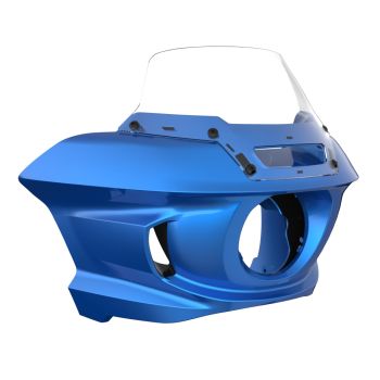 Electric Blue Low Rider ST Style Front fairings Clear Windshield