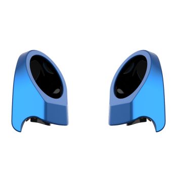 Electric Blue 6.5 Inch Speaker Pods for Advanblack & Harley King Tour Pak