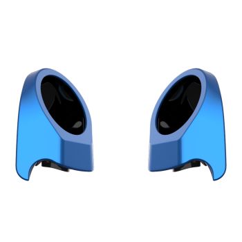 Electric Blue 6.5 Inch Speaker Pods for Advanblack & Harley King Tour Pak