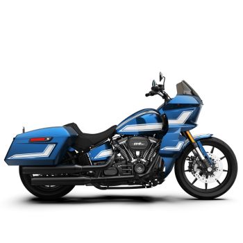 Advanblack Crushed Ice Pearl 8'' Saddlebag Speaker Lids Cover for Harley Davidson Touring 2014-2020