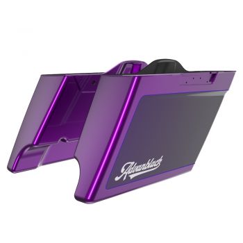 M8 Special Style Two Tone Purple Fire and Blackberry Smoke 4.5‘’ Stretched Saddlebag Bottoms for Harley Davidson 2014+ Touring