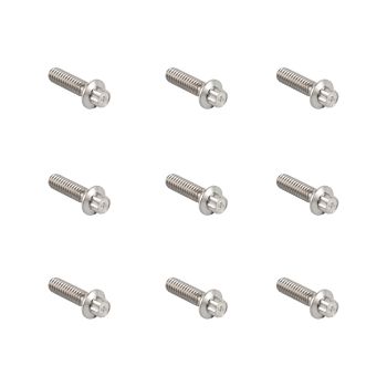 Silver Forged Titanium Cam Cover Bolt Kit for Harley M8 Touring & Softail