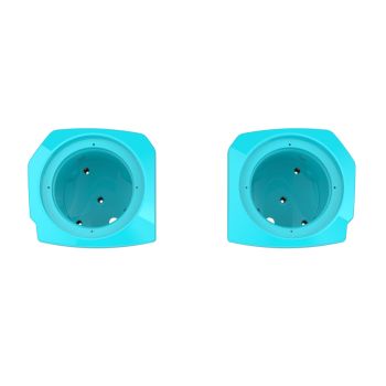 Frosted Teal Lower Fairings 6.5inch Speaker Pods for Harley 24up Later Harley Touring