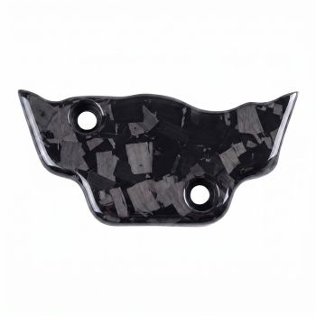 Advanblack Glossy Black Forged Carbon Fiber Gear Position Sensor Cover for Harley 23.5+ Touring and 25+ Softail Models
