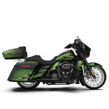 Envious Green Fade FULL BODY COLOR SWAP BUNDLE FOR HARLEY 2014+ 2014+ STREET GLIDE/ELECTRA STREET GLIDE/ULTRA CLASSIC