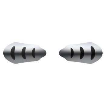 Barracuda Silver hand guard for Harley Touring & Softails 