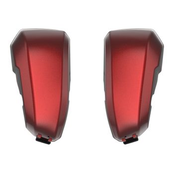 Hard Candy Hot Rod Red Flake Lower Fairings for Harley 14-23 Harley Touring