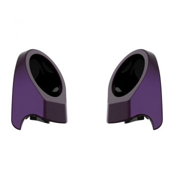 Hard Candy Mystic Purple Flake 6.5 Inch Speaker Pods for Advanblack & Harley King Tour Pak