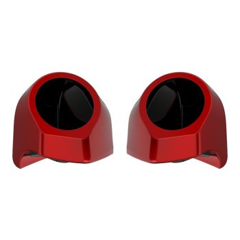 Whiskey Fire  6.5 Inch Speaker Pods for Advanblack & Harley King Tour Pak