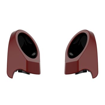 Indian Motorcycle Red Tour Pack Speaker Pods For Advanblack & Harley King Tour Pack