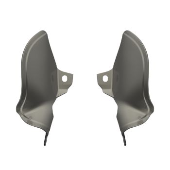 Industrial Gray MID-FRAME AIR DEFLECTORS HEAT SHIELD FOR '18-'23 HARLEY SOFTAIL