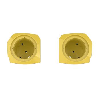 Industrial Yellow Lower Fairings 6.5inch Speaker Pods for Harley 24up Later Harley Touring
