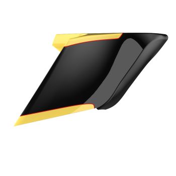 Industrial Yellow ABS CVO Style Stretched Extended Side Cover Panel for 2014+ Harley Davidson Touring