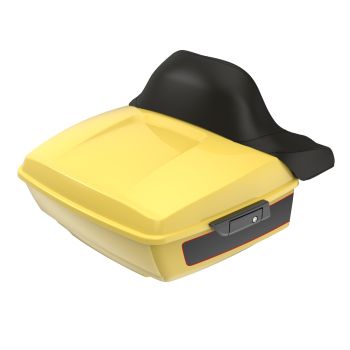 Industrial Yellow RUSHMORE KING TOUR PACK PAD Black Latch FOR '97-'22 HARLEY TOURING / SOFTAIL
