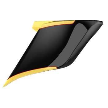 Advanblack Industrial Yellow ABS Stretched Extended Side Cover Panel for 2014+ Harley Davidson Touring 