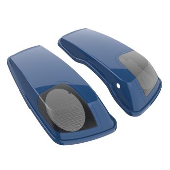 Legend Blue 5x7 Saddlebag Speaker Lids for Harley Davidson Touring 2014+