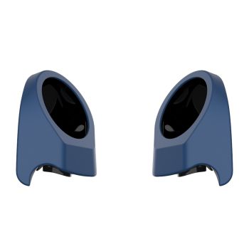 Legend Blue Denim 6.5 Inch Speaker Pods for Advanblack & Harley King Tour Pak