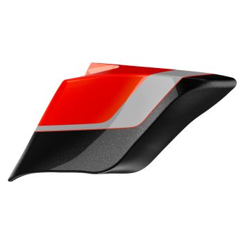 Legendary Orange ABS Stretched Extended Side Cover Panel for 2014+ Harley Davidson Touring 