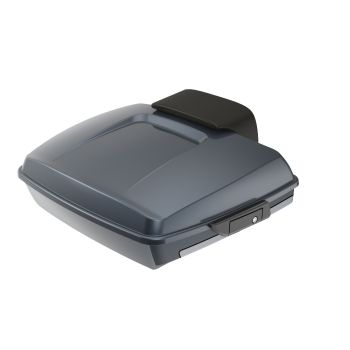 Advanblack Charred Steel Razor Tour Pack Pad Luggage Trunk For '97-'21 Harley Touring Street Electra Road Glide