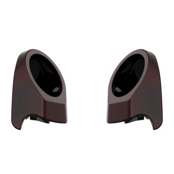 Merlot Sunglo 6.5 Inch Speaker Pods for Advanblack & Harley King Tour Pak