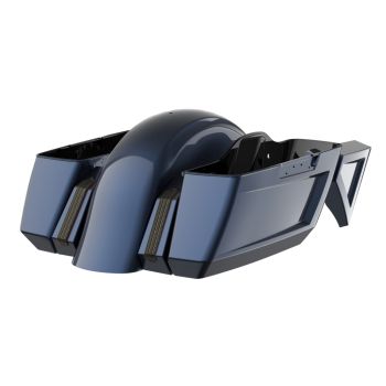 Might Blue Holeshot Chopped Bagger Kit for '14-'23 Harley Touring