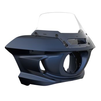 Midnight Blue Low Rider ST Style Front fairings Clear Windshield